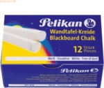 Pelikan Wandtafelkreide 755/12 wei&szlig; VE=12 St&uuml;ck