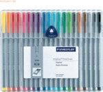 Staedtler Fineliner triplus 0,3mm 20-er Box sortiert