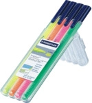 Staedtler Textmarker triplus Textsurfer 4-er Etui sortiert