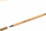 10 x Stabilo Fineliner point 88 ocker dunkel