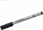 Staedtler Folienstift Lumocolor B nonpermanent schwarz