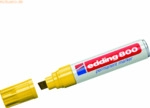 5 x Edding Permanentmarker edding 800 4-12mm gelb