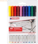 Edding Fineliner edding 89 office liner EF 0,3mm VE=10 St&uuml;ck sortiert