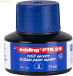 Edding Nachf&uuml;lltinte edding PTK 25 f&uuml;r edding brilliant paper 25 ml bl