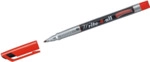 10 x Stabilo Permanentmarker Write-4-all M 1mm rot