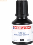 Edding Nachf&uuml;lltinte edding T 25 f&uuml;r edding Permanentmarker 30ml schwa