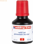 Edding Nachf&uuml;lltinte edding T 25 f&uuml;r edding Permanentmarker 30ml rot
