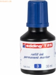 Edding Nachf&uuml;lltinte edding T 25 f&uuml;r edding Permanentmarker 30ml blau