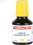 Edding Nachf&uuml;lltinte edding T 25 f&uuml;r edding Permanentmarker 30ml gelb