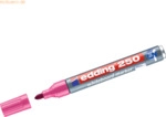 10 x Edding Whiteboardmarker edding 250 nachf&uuml;llbar 1,5-3mm rosa