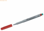 Faber Castell Folienschreiber nonpermanent S rot