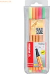 10 x Stabilo Fineliner point 88 Etui mit 5 Stiften