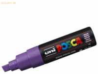 6 x Uni-Ball Fasermaler Uni Posca PC-8K 8mm violett