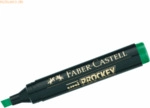 Faber Castell Marker Uni Prockey Keilspitze 3-6mm gr&uuml;n