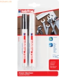 10 x Edding Glanzlack-Marker edding 750 Industrie Blister 2-4mm schwar