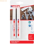 10 x Edding Glanzlack-Marker edding 750 Industrie 2-4mm wei&szlig; VE=2 St&uuml;c