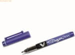 12 x Pilot Faserschreiber V Sign Pen 0,6mm Rundspitze blau