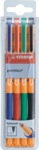Stabilo Tintenroller pointVisco 4-er Etui