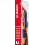 10 x Stabilo Tintenroller pointVisco 0,5 mm blau Blisterkarte