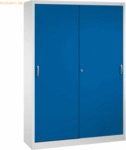 CP Werkzeugschrank 214900S10051 8 B&ouml;den 1950x1600x400mm lichtgrau/enzi