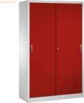 CP Werkzeugschrank 206900S10078 Schiebet&uuml;r 1950x1200x600mm lichtgrau/r
