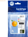 Brother Brother Tintenpatronen LC-3211 Multipack (je 1x BK/M/C/Y)