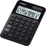 Casio Tischrechner anzeigend MS-20 UC BK Schwarz, 12 Stellen, Solar/Ba