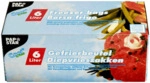 PapStar Gefrierbeutel - 6 L LLDPE-Folie transparent 45 St&uuml;ck Verschlus