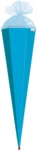 ROTH Bastel-Schult&uuml;te pazifikblau - eckig 85 cm