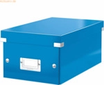 Leitz Ablagebox Click & Store DVD blau