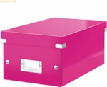 Leitz Ablagebox Click & Store DVD pink