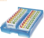 Han Lernsystem Croco 2-6-19 inkl. 100 Karten und 1 Bleistift blau/tran