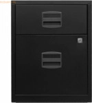 Bisley home H&auml;ngeregistraturschrank 2 Sch&uuml;be 1-bahnig schwarz