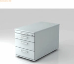 mcbuero.de Rollcontainer Solid TC mit 3 Sch&uuml;ben BxTxH 428x800x562mm Gr