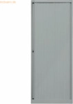 Bisley Rollladenschrank Euro Stahl 4 Fachb&ouml;den H&ouml;he 1979mm silber/silb
