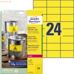 Avery Zweckform Etiketten wetterfest Polyester gelb 70x37mm VE=480 St&uuml;