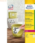 Avery Zweckform Etiketten wetterfest Polyester wiederabl&ouml;sbar wei&szlig; 70x