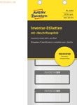 Avery Zweckform Inventar-Etiketten 50x20mm VE=10 Bogen/50 Etiketten sc