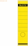 Leitz Ordnerr&uuml;ckenschilder 61x285mm selbstklebend gelb VE=10 St&uuml;ck