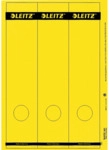 Leitz Ordnerr&uuml;ckenschilder 61.5x285mm auf A4 selbstklebend VE=75 gelb