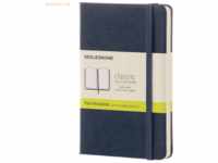 Moleskine Notizbuch Pocket A6 blanko Hardcover 96 Blatt saphir