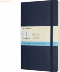 Moleskine Notizbuch Large A5 Punktraster Softcover saphir