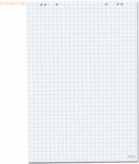 5 x Herlitz Flipchartblock 68x99 20 Blatt kariert