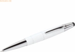 Wedo Kugelschreiber Pioneer mit Touchpen wei&szlig;