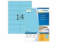 Herma 4558, Herma Etiketten 105x42,3 mm blau Papier matt VE= 1400 Stück