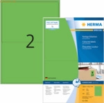 Herma Etiketten 199,6x143,5 mm gr&uuml;n Papier matt VE= 200 St&uuml;ck
