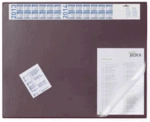 Durable Schreibunterlage 65x52cm Vollsichtfolie rot