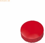 Maul Rundmagnet Solid 20 mm 0,3 kg Haftkraft 10 St&uuml;ck rot