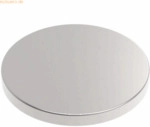 Maul Neodym-Scheibenmagnet 1x10mm 500 g hellsilber VE=10 St&uuml;ck