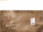 Sigel Glas-Magnetboard artverum Design Used-Bronze 91x46 cm